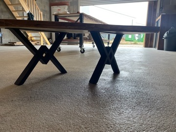 Création de tables en bois Massif / Epoxy